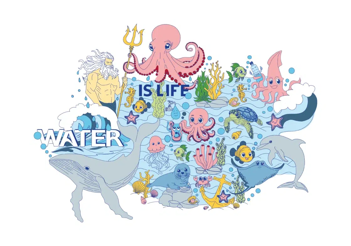 Ilustración Water